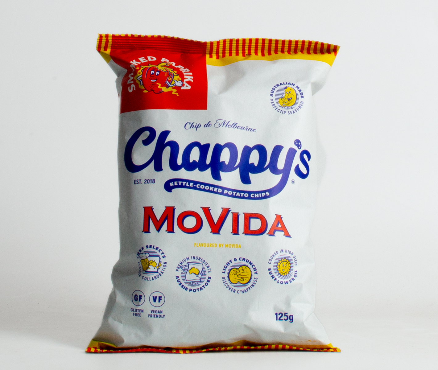 Chappy’s x Movida Smoked Paprika Chips (125g)